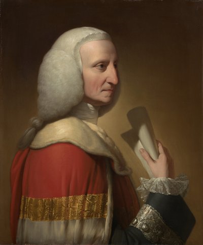 Portret van George, Eerste Lord Lyttelton, c.1772 door Benjamin West