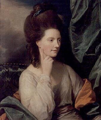 Portret van mevrouw William Abercromby van Classaugh door Benjamin West