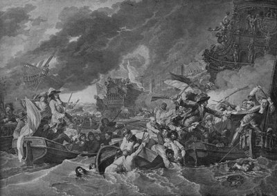 De Slag bij La Hogue door Benjamin West