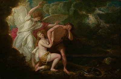 De Verdrijving van Adam en Eva uit het Paradijs door Benjamin West