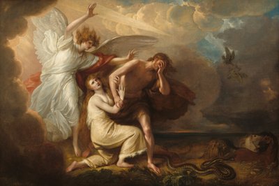 De Verdrijving van Adam en Eva uit het Paradijs door Benjamin West