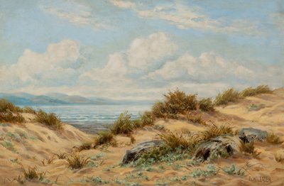 Zandduinen aan de Conwy door Benjamin Williams Leader