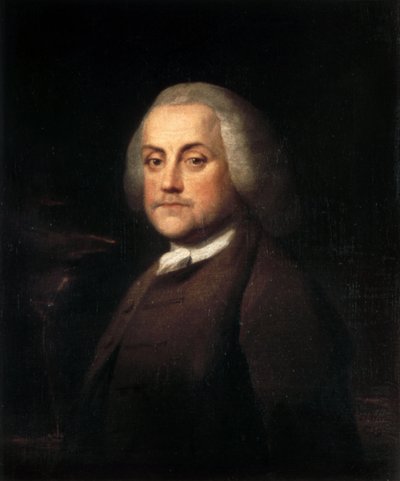 Benjamin Franklin door Benjamin Wilson