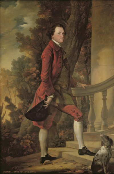 Portret van Charles, 9e Burggraaf Irwin door Benjamin Wilson