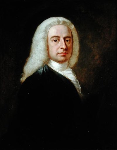 Portret van Rechter Christopher Robinson door Benjamin Wilson