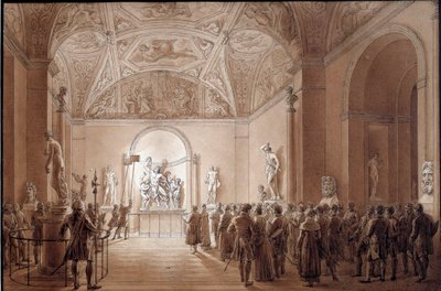 Fakkelbezoek door keizer Napoleon I door Benjamin Zix