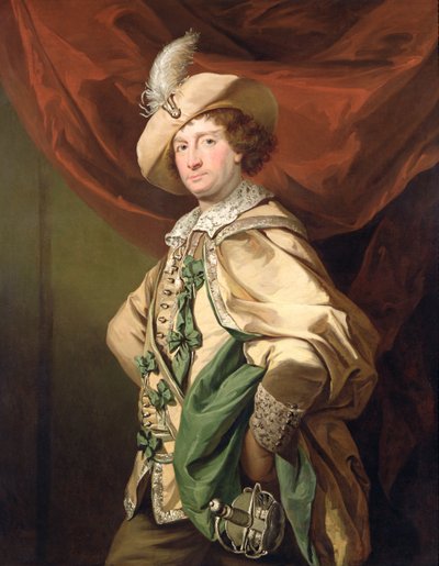 Henry Woodward als Petruchio, ca. 1773-74 door Benjamin van der Gucht