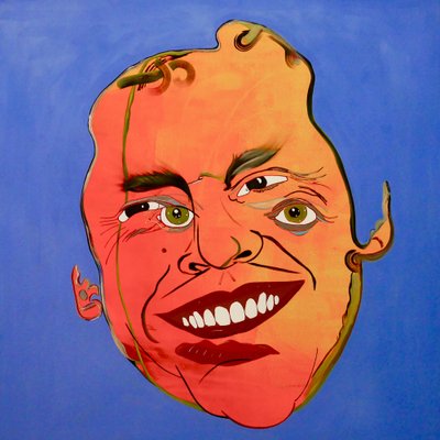 Mythe 9, 2021 (olieverf en acryl op doek) door Benoit Erwann Boucherot