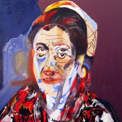Surportret : Simone Veil, 2020 (olieverf op doek) door Benoit Erwann Boucherot