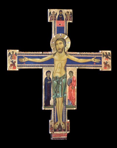 Crucifix door Berlinghiero (fl.1228 36) Berlinghieri