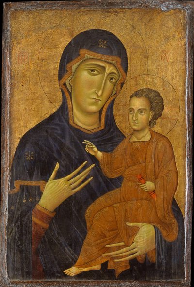 Madonna en Kind, mogelijk 1230s door Berlinghiero