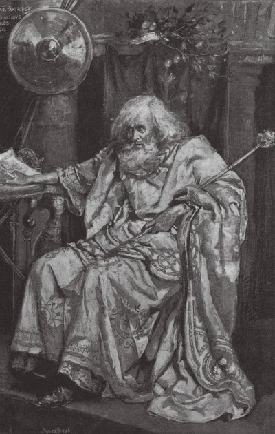 Koning Lear door Bernard (after) Partridge