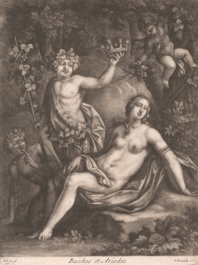 Bacchus en Ariadne door Bernard Lens