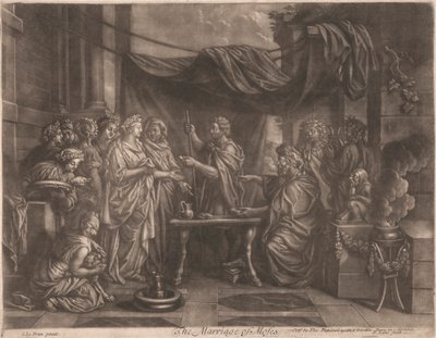 Het huwelijk van Mozes door Bernard Lens