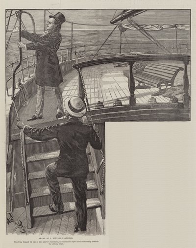 De Kruistocht van de Excelsior, door Bret Harte door Bernard Partridge