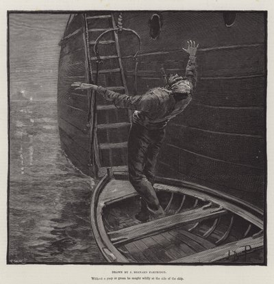 De Kruistocht van de Excelsior, door Bret Harte door Bernard Partridge