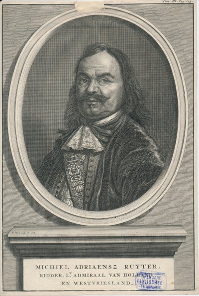 Michiel de Ruyter 1607-1676 Erfgoedcentrum Rozet 300 191 d 2 A-51 door Bernard Picart