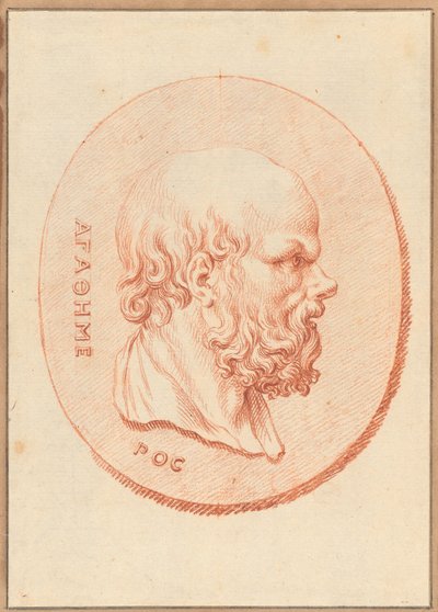 Een van zes cameeën met mythologische en klassieke onderwerpen door Bernard Picart