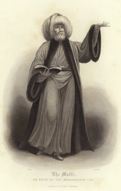De Moefti of Hoofd van de Mohammedaanse Wet door Bernard Picart