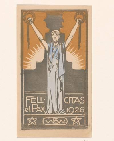 Felicitas et Pax 1926 door Bernard Willem Wierink