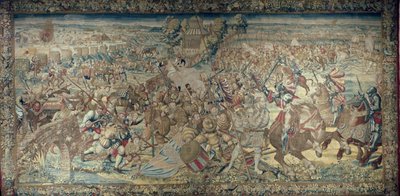 Episode van de Slag bij Pavia (1525) door Bernard van Orley