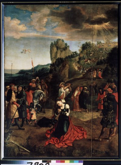 Het martelaarschap van Sint-Catharina door Bernard van Orley