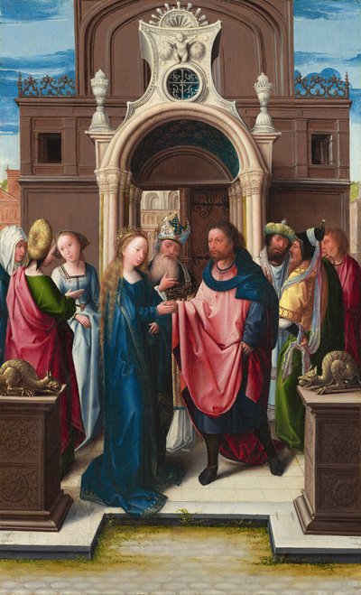 Het huwelijk van de Maagd door Bernard van Orley