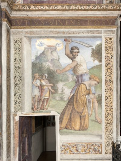 Onthoofding van Sint-Catharina van Alexandrië, Besozzi-kapel door Bernardino Luini