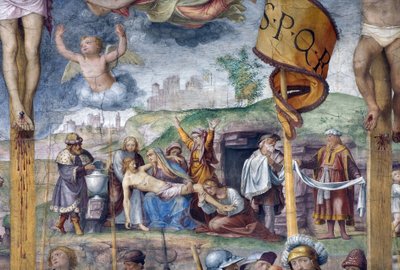 Passie van Christus (detail) door Bernardino Luini