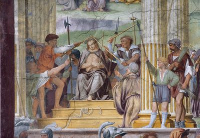 Passie van Christus (detail) door Bernardino Luini