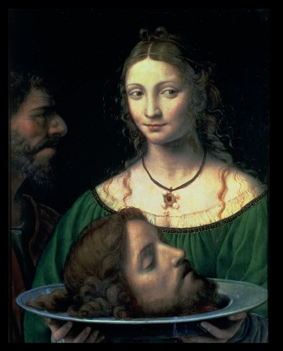 Salome met het hoofd van Johannes de Doper, c.1525-30 door Bernardino Luini