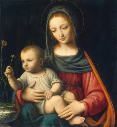 De Madonna met de anjer door Bernardino Luini