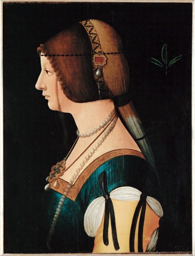 Bianca Maria Sforza, tweede vrouw van keizer Maximiliaan I ... door Bernardino de