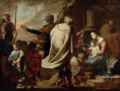 Aanbidding van de Wijzen door Bernardo Cavallino