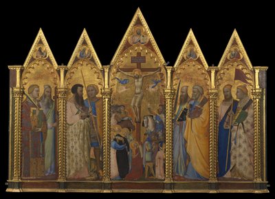 Polyptiek met de Kruisiging, 1348 door Bernardo Daddi