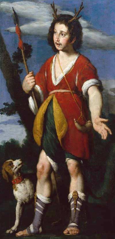 Actaeon door Bernardo Strozzi