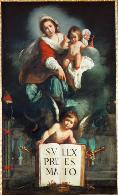 La Madone de la Justice - De Madonna van Justitie ... door Bernardo Strozzi