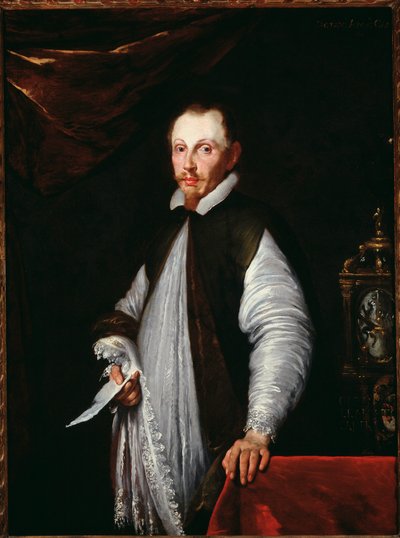 Portret van Kardinaal Ottaviano Raggi door Bernardo Strozzi