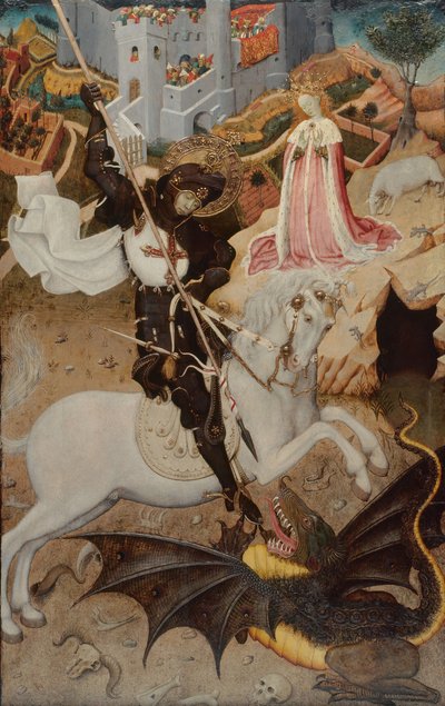 Sint Joris Doodt de Draak, 1434-1435 door Bernat Martorell the Elder