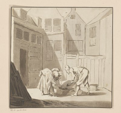 Varkensslacht door Bernhard Schreuder