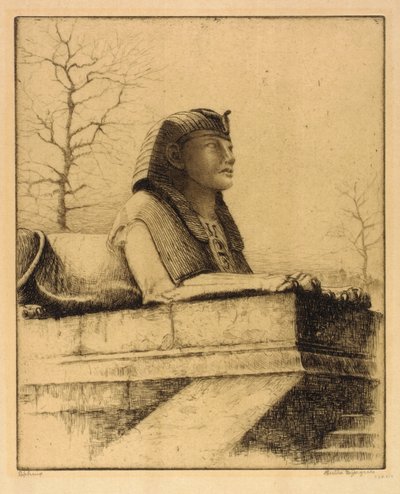 Sfinx, Theems, Londen door Bertha E. Jaques