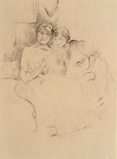 Tekenles door Berthe Morisot