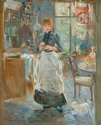 In de Eetkamer door Berthe Morisot