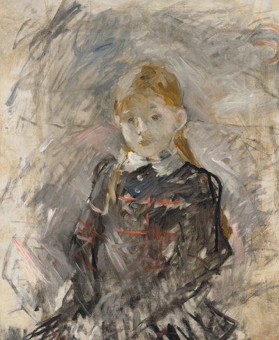 Meisje met Blond Haar door Berthe Morisot