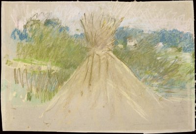 De Kleine Hooiberg, 1882 door Berthe Morisot