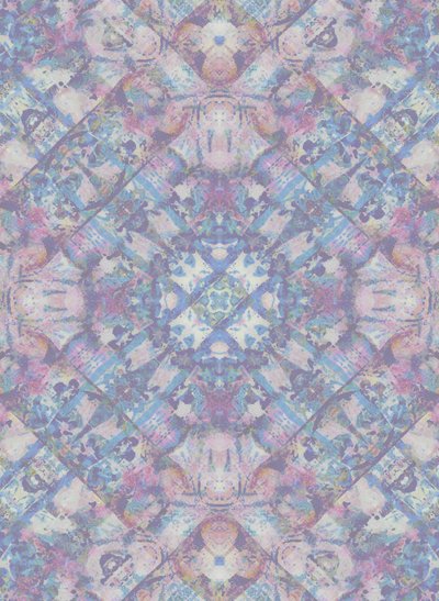 Spring Geo, 2015 (gemengde techniek, inkt, warmteoverdracht, aquarel, illustratie, digitaal) door Beth Travers