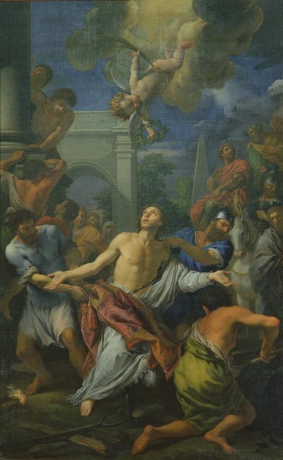 De ontmoeting tussen St. Antonius en St. Paulus door Bicci di Lorenzo