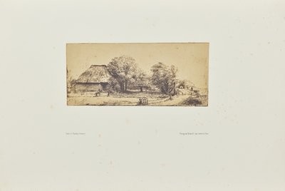 [Boomgaard met schuur]. door Bisson Frères