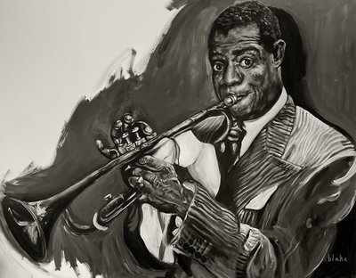 Louis Armstrong, ca. 2021 door Blake Munch