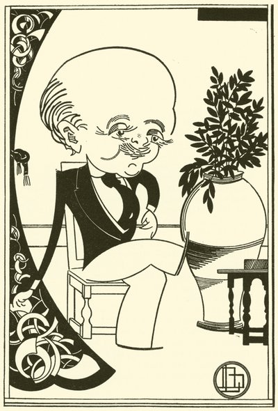 Max Beerbohm door Bohun Lynch